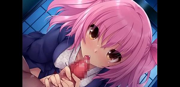  [hentaigame.tokyo] Cute anime girl plays blowjob and lost virgin